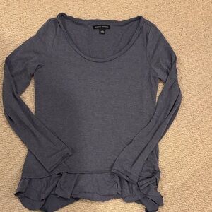 Banana Republic Women's Slate Long Sleeve Tee